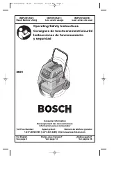 Bosch VAC011