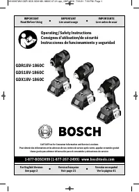 Bosch GDR18V 1860CN