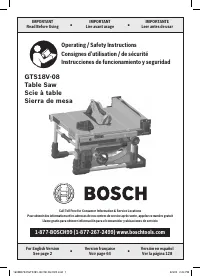 Bosch GTS18V 08N14