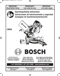 Bosch GCM12SD