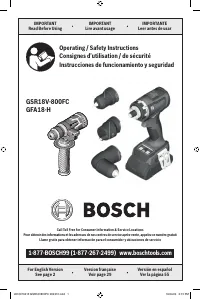 Bosch GSR18V 800FCB24