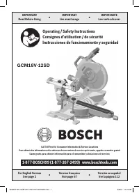 Bosch GCM18V 12SDN
