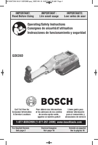 Bosch GDE28D