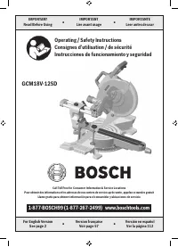 Bosch GCM18V 12SDN14