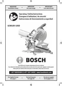 Bosch GCM18V 10SDN14