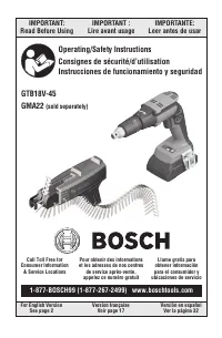 Bosch GMA22