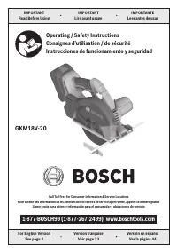 Bosch GKM18V 20N