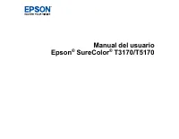 Epson SURECOLOR T3170