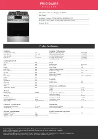 Frigidaire FGGH3047VD
