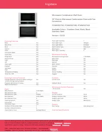 Frigidaire WOMC3TRIMSS