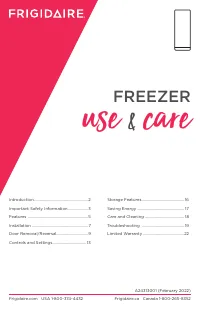 Frigidaire FFFU18F2VW