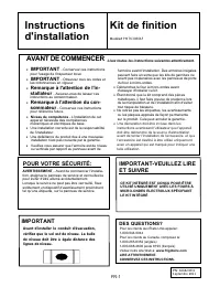 Frigidaire PMTK3080AF