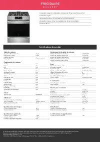 Frigidaire FGGH3047VD