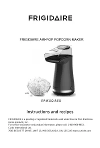 Frigidaire EPM102 RED