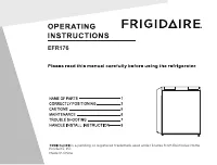 Frigidaire EFR176 BLACK