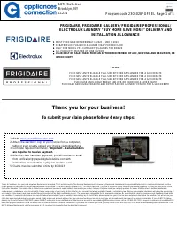 Frigidaire PCWD3080AF