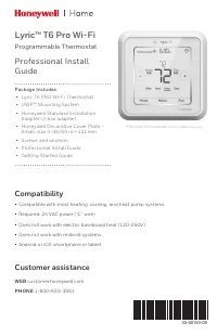 Honeywell TH6220WF2006 U