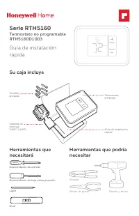 Honeywell RTH5160D1003