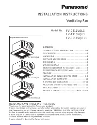 Panasonic FV 0511VQL1