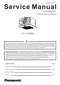 Panasonic FV 1115VQ1