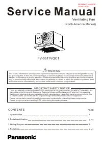 Panasonic FV 0511VQC1