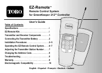 Toro 324 TX