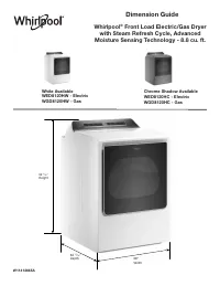 Whirlpool WED8120HC