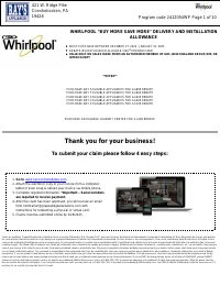 Whirlpool WSGS7530RV