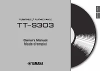 Yamaha TTS303