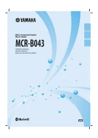 Yamaha MCRB043A