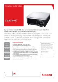 Canon XEED SX6000