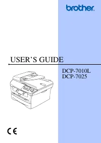 Brother DCP-7025 