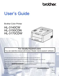Brother HL-3140CW 