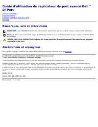 Dell D/Port Advanced Port Replicator