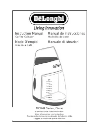 DeLonghi DCG49 Series