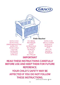 Graco PETITE BASSINET 