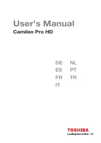 Toshiba Camileo Pro HD