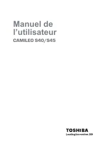 Toshiba Camileo S40