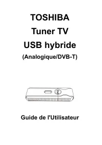 Toshiba USB Hybrid TV Tuner