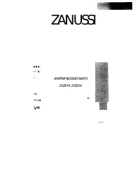 Zanussi Z 635 M 