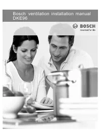 Bosch DKE9605MUC/01