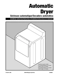 Maytag NDE6800AYW