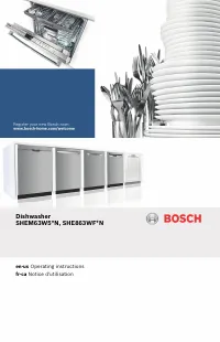 Bosch SHEM63W55N/11