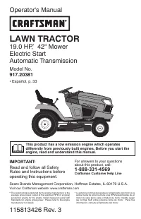 Craftsman 917203811