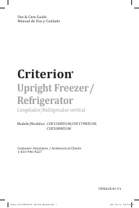 Criterion CUF154WD1W