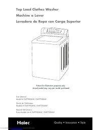 Haier GWT750AW