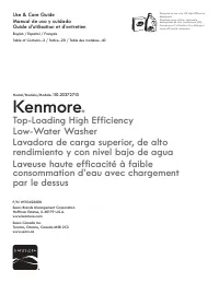 Kenmore 11020372710