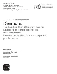 Kenmore 11020232711