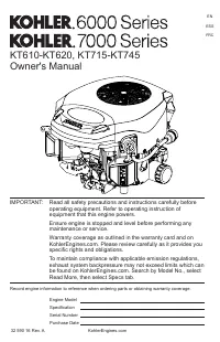 Kohler KT715-3027