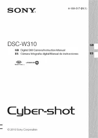 Sony DSC-W310